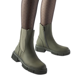 Zöld szigetelt Sorbo gumi bokacsizma