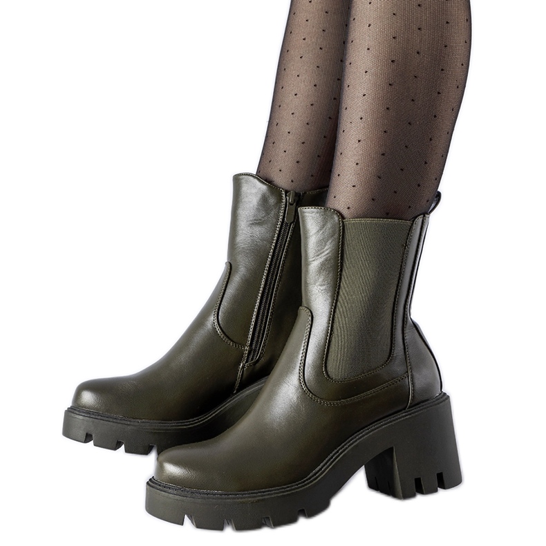 Sötétzöld Hattiesburg bokacsizma