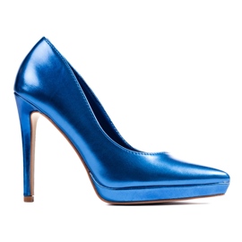 Blue Shelovet magassarkú pumpák lila