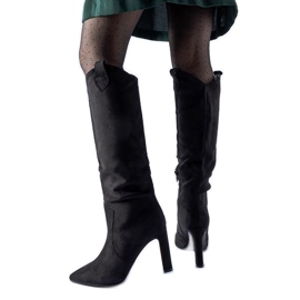 Fekete Draper cowboy csizma