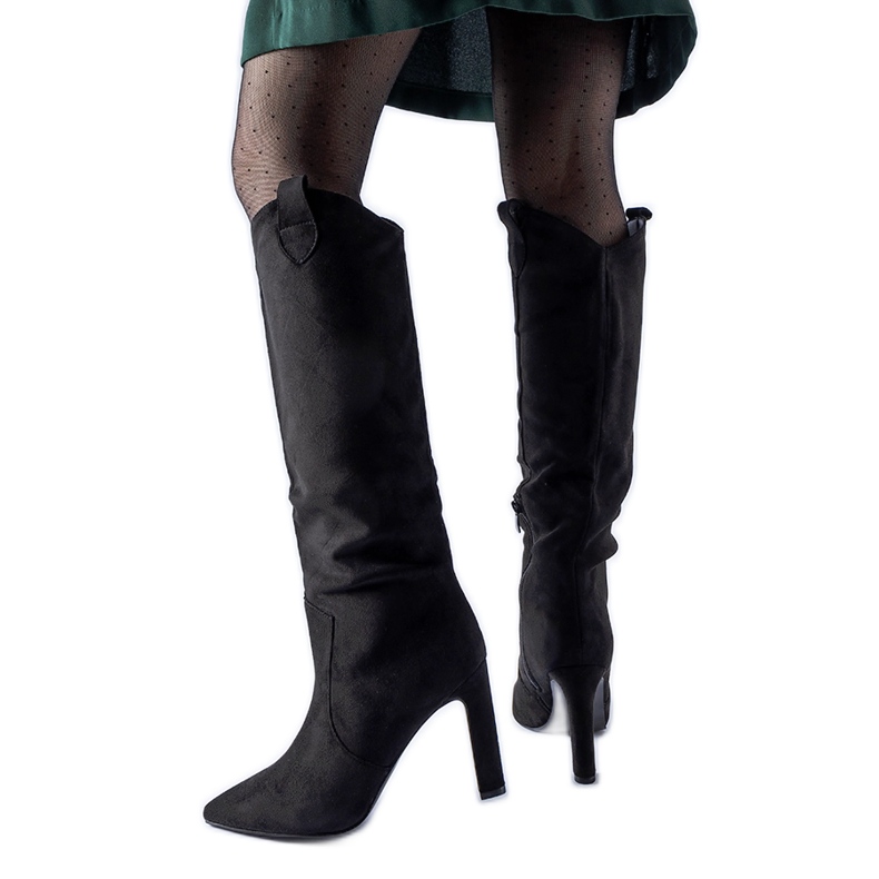 Fekete Draper cowboy csizma