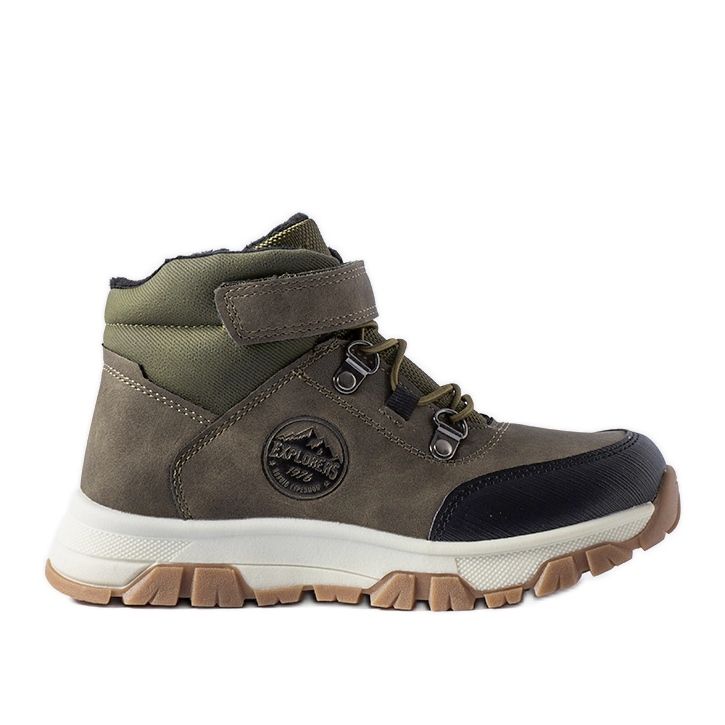 Tolomeo zöld szigetelt gyerekcsizma