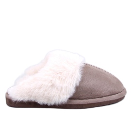 Otteys Mocca női papucs bundával barna Otteys Mocca női papucs bundával barna