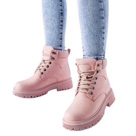 Világos rózsaszín szigetelt fűzős Aranova munkások