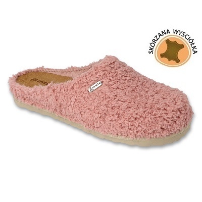 Inblu női papucs bőr betéttel 155D137 rózsaszín