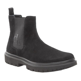 Calvin Klein Jeans Lug Mid Chelsea Boot M YM0YM00271 cipő fekete