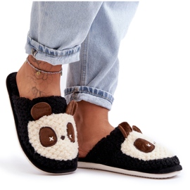 Meleg női papucs fekete Priseth