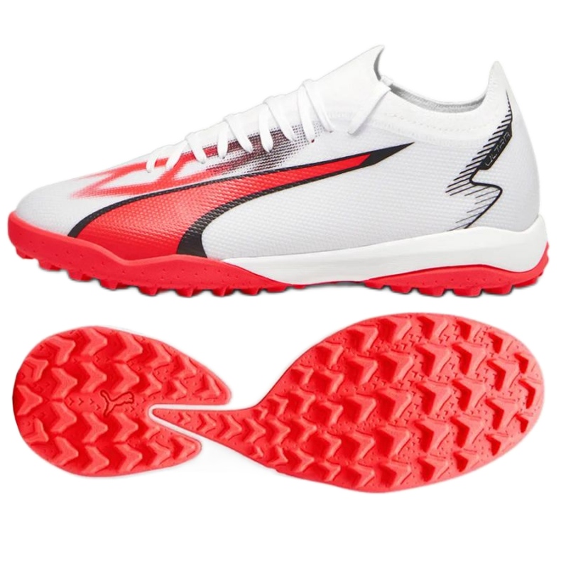 Puma Ultra Match Tt M 107521-01 futballcipő fehér