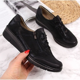 Helios W H334B fényes bőr cipő, fekete Helios W H334B fényes bőr cipő, fekete