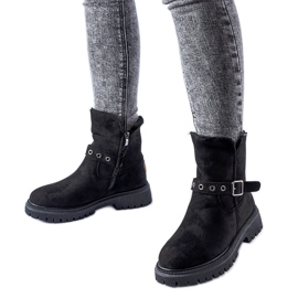 Fekete szigetelt Gibsonia bokacsizma Fekete szigetelt Gibsonia bokacsizma