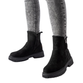 Fekete szigetelt klasszikus Tesoriero bokacsizma Fekete szigetelt klasszikus Tesoriero bokacsizma