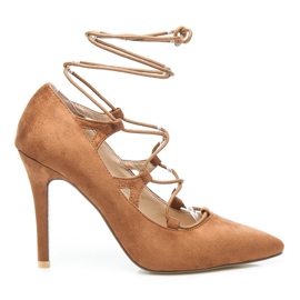 Cink Me Csapok kötéssel barna Cink Me Csapok kötéssel barna