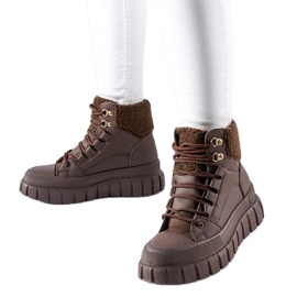 Barna hőszigetelt Adamsville tornacipő Barna hőszigetelt Adamsville tornacipő