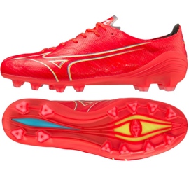 Mizuno Morelia Alpha Elite Md M P1GA236264 cipő piros
