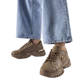 Barna tornacipő masszív talppal az Arpaia cégtől