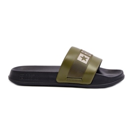 Férfi klasszikus flip-Flops Big Star LL174458 Khaki zöld Férfi klasszikus flip-Flops Big Star LL174458 Khaki zöld