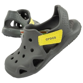 Crocs Swiftwater Jr 204021-08I szandál zöld Crocs Swiftwater Jr 204021-08I szandál zöld