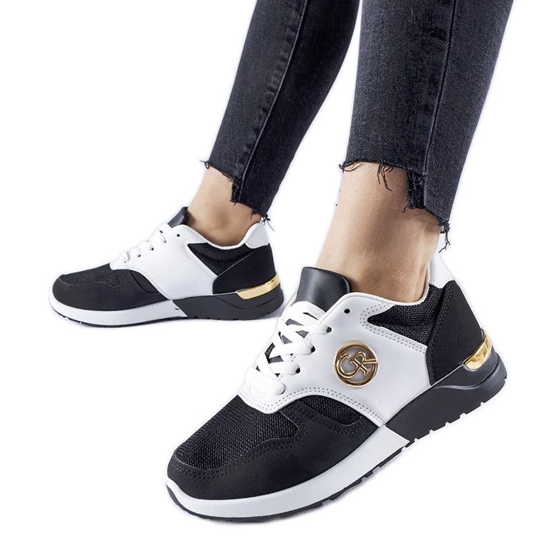 Fekete-fehér Almenno sportcipő