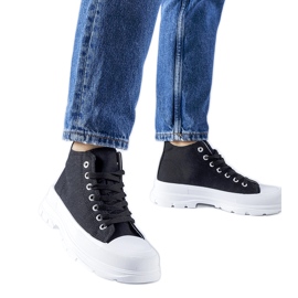 Fekete magasszárú Herndon tornacipő