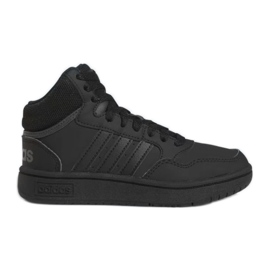 Adidas Hoops Mid 3.0 K Jr HR0228 cipő fekete Adidas Hoops Mid 3.0 K Jr HR0228 cipő fekete