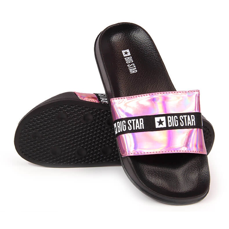 Holo rózsaszín női strandflip-flop Big Star GG274A008
