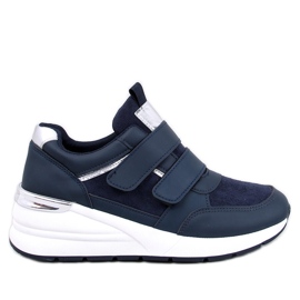 Moulton Navy wedge tornacipő tépőzárral kék