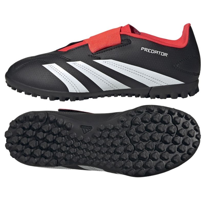 Adidas Predator Club Vel Tf Jr IG5430 cipő fekete