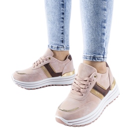 Pink Provinciale platform tornacipő rózsaszín