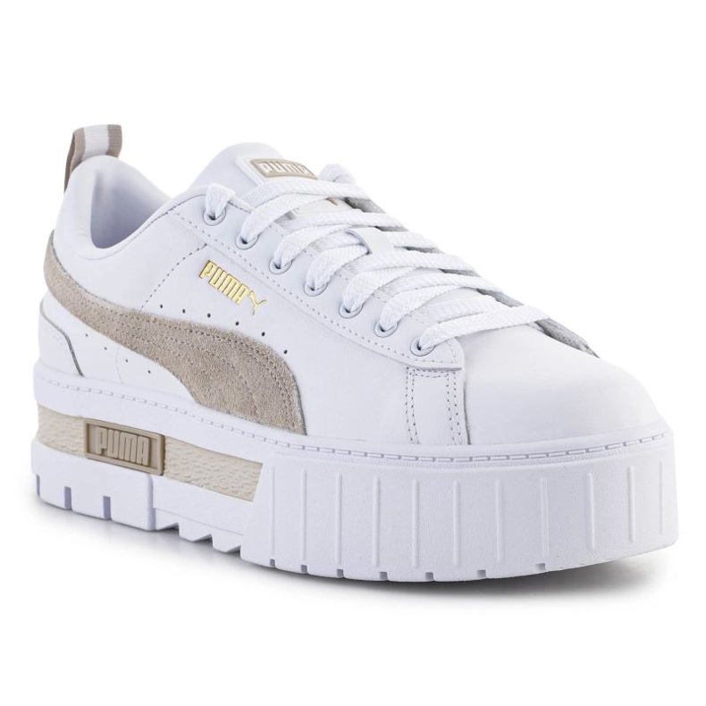 Puma Mayze Lth platform W cipő 381983-02 fehér
