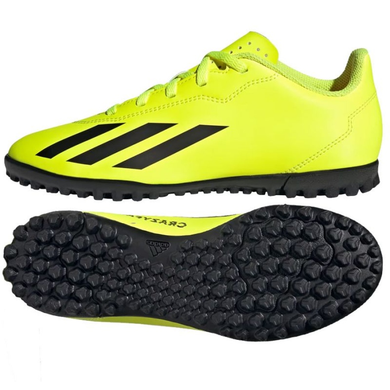 Adidas X Crazyfast Club Tf Jr IF0707 cipő sárga