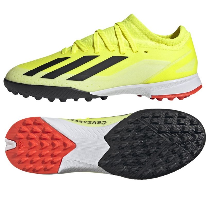 Adidas X Crazyfast League Tf Jr IF0681 cipő sárga