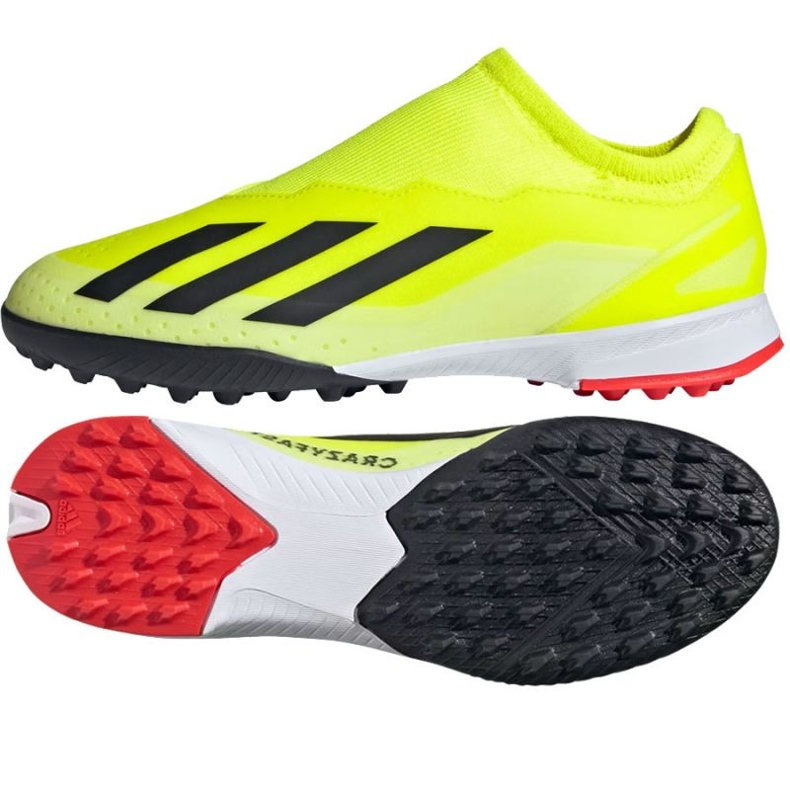 Adidas X Crazyfast League Ll Tf Jr IF0686 cipő sárga