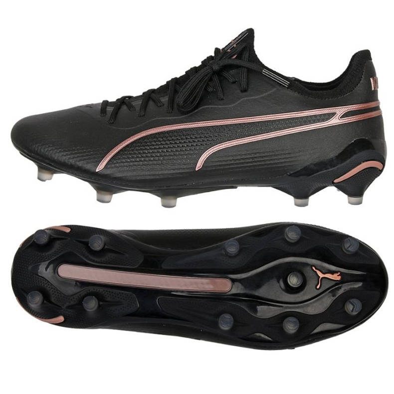 Puma King Ultimate FG/AG M 107563-07 futballcipő fekete
