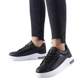 Fekete Mayfield platform tornacipő