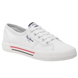 Pepe Jeans Brady Basic W PLS31287 cipő fehér