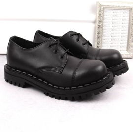 Gregor W GRE1206A bőrcsizma, fekete