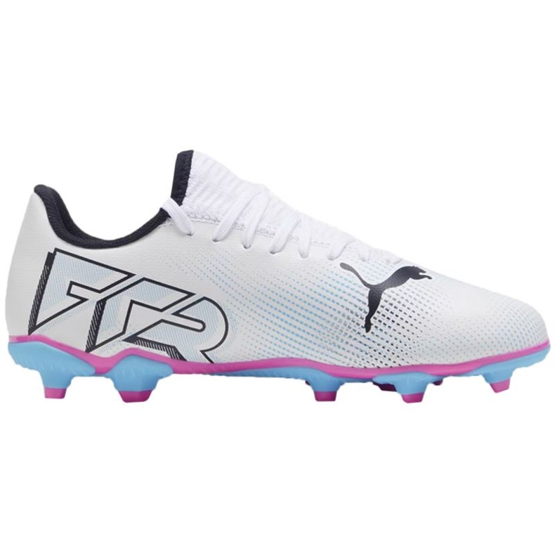 Puma Future 7 Play FG/AG Jr 107734 01 futballcipő fehér