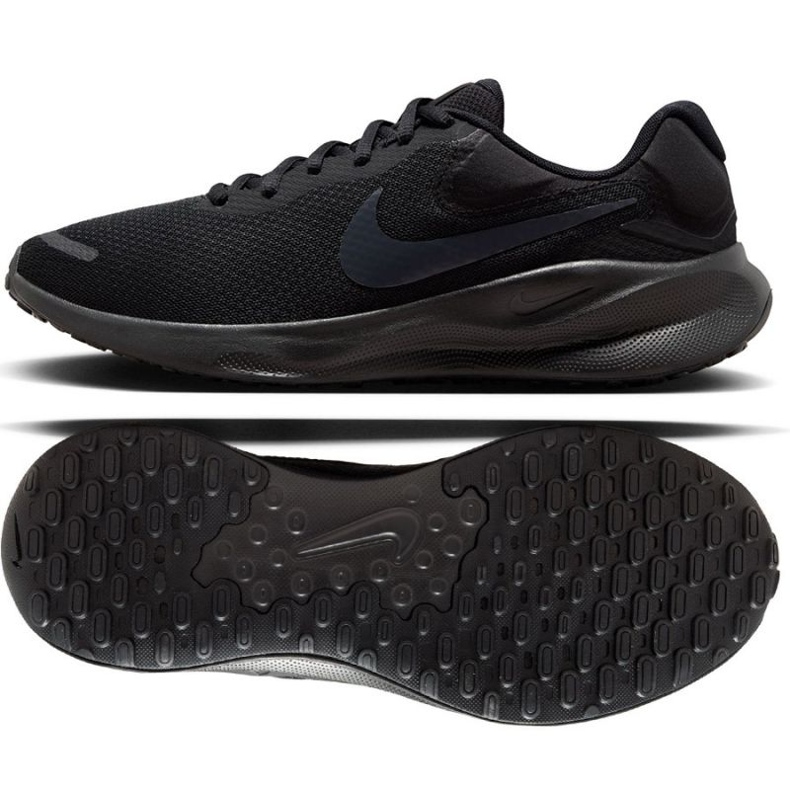 Nike Revolution 7 M FB2207 005 futócipő fekete