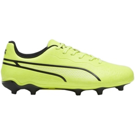 Puma King Match FG/AG Jr 107573 04 futballcipő zöld