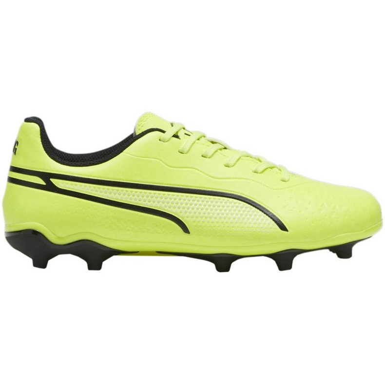 Puma King Match FG/AG Jr 107573 04 futballcipő zöld