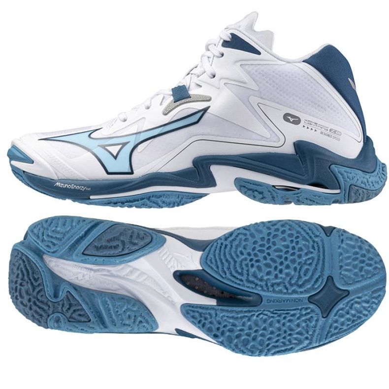 Mizuno Wave Lightning Z8 Mid M V1GA240521 röplabda cipő fehér
