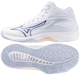 Mizuno Thunder Blade Z Mid W V1GC237500 röplabda cipő fehér Mizuno Thunder Blade Z Mid W V1GC237500 röplabda cipő fehér