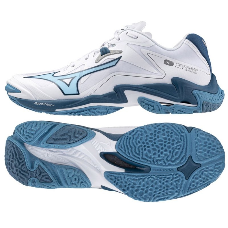 Mizuno Wave Lightning Z8 M V1GA240021 röplabda cipő fehér Mizuno Wave Lightning Z8 M V1GA240021 röplabda cipő fehér
