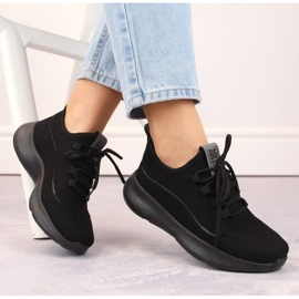 Big Star W INT1961B áttört sportcipő, fekete