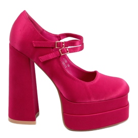 Prandi Fuchsia szatén platformos szivattyúk rózsaszín