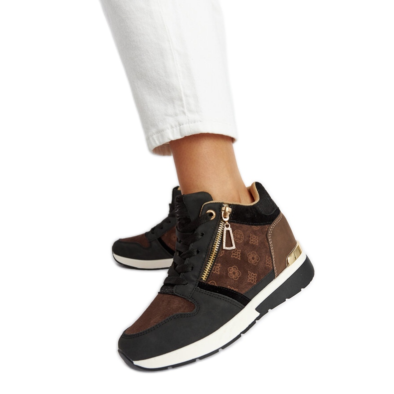 Fekete Knoxville Wedge tornacipő