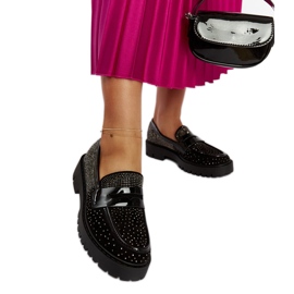 Newport strasszokkal díszített fekete naplopók