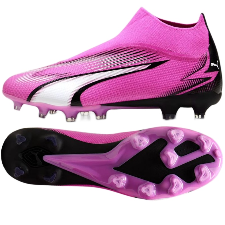 Puma Ultra Match+ Ll FG/MG M 107759 01 cipő rózsaszín
