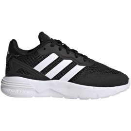 Adidas Nebzed Lifestyle Lace Running Jr HQ6144 cipő fekete