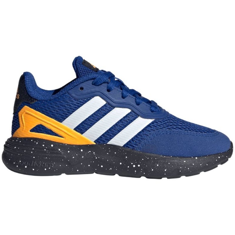 Adidas Nebzed Lifestyle Lace Running Jr ID2456 cipő kék